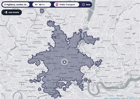 isochrone map generator.